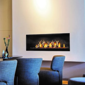 New York View 72 Power Vent Gas Fireplace